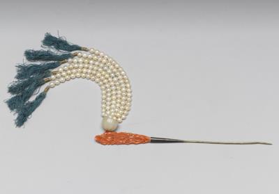 图片[2]-Coral, pearl, and jade dangling ornament, Qing dynasty (1644-1911)-China Archive